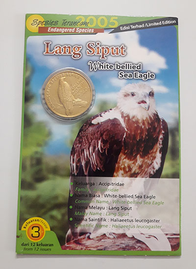 Malaysian Endangered Birds Collection Coin Pack 2004 Malaysia-ytr