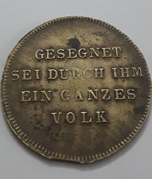 A very rare and special collectible foreign coin of the 16th century German city of Nuremberg-bvb