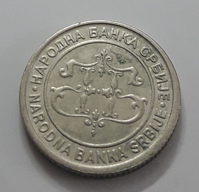 Collectible foreign coin of Serbia, unit 1, 2004-lfl