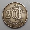 Collectible foreign coin of Finland, unit 20, 1963-zzl