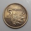 Collectible foreign coins of Poland, unit 5, year 2000-wwm