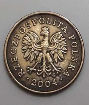 Collectible foreign coin of Poland, unit 1, 2004-mnm