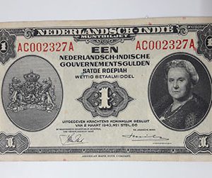 Extraordinarily rare and valuable collection of foreign banknotes from the Netherlands in 1943-ebb