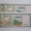 Collectible foreign banknote of the Syrian serial pair. Picture of Hafez Al-Assad in 1997. Banking quality-xrx