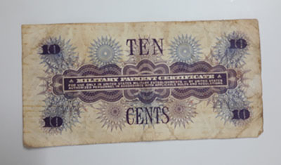 Collectible foreign banknotes of rare American design-iqi