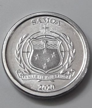 A very rare and valuable foreign collectible commemorative coin of Samoa in 2020-bvc