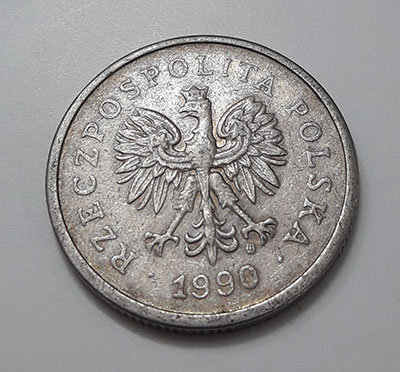 Collectible foreign coin of Poland, unit 1, 1990-ebb