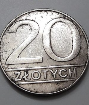 Collectible foreign coin of Poland, unit 20, 1990-fgg
