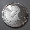 Collectible foreign silver commemorative silver coin from Spain with 1889 prof quality (27.5 g)-gxx