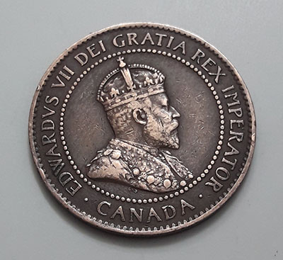 Extra Rare Collectible Foreign Coin 1 Canadian Century Edward V 1903-zuu