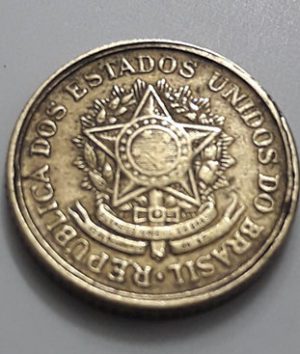 Collectible foreign coins of Brazil in 1956-cvb