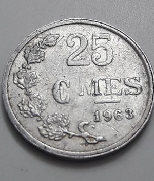 Luxembourg Collectible Foreign Coin 1963-aqq