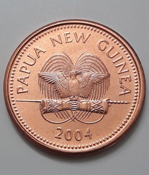 A very rare and valuable foreign collectible coin of the country of Guinea Papua, unit 2, 2004-cwc