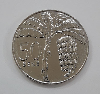 Extremely rare foreign collectible coin of Samoa, unit 50, large size, 2010-dtt