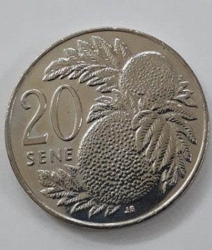 Extra Rare Collectible Foreign Coin Samoa Unit 20 Large Size (28 MM) 2006-duu