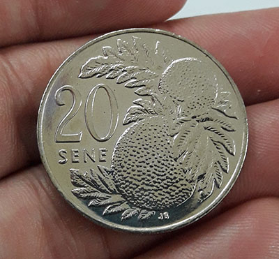 Extra Rare Collectible Foreign Coin Samoa Unit 20 Large Size (28 MM) 2006-fnx