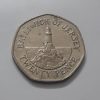 Rare Collectible Coin Jersey British Colonial Queen First Crown vggg