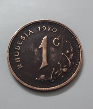 Extremely rare and valuable collectible coin Rhodesia Unit 1 bgtttq