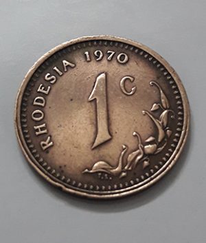 Extremely rare and valuable collectible coin Rhodesia Unit 1 nhw