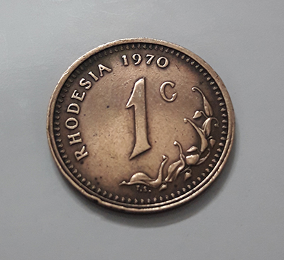 Extremely rare and valuable collectible coin Rhodesia Unit 1 nhw