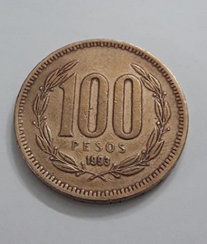 Chile foreign currency size five hundred coins NNND