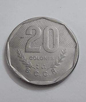 Costa Rica Large Coin Unit 20 nndd