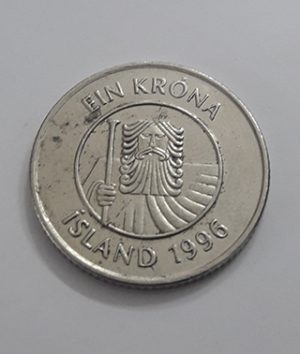Foreign collectible coins of beautiful design of Iceland nuii