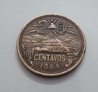 Foreign collection coin, very beautiful design, Mexico, 1964 fs