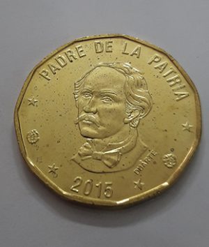 Dominican Bimetallic Collectible Coin 2008 ggaga