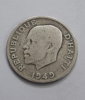 Extremely rare and valuable old Haitian foreign coin bbsff