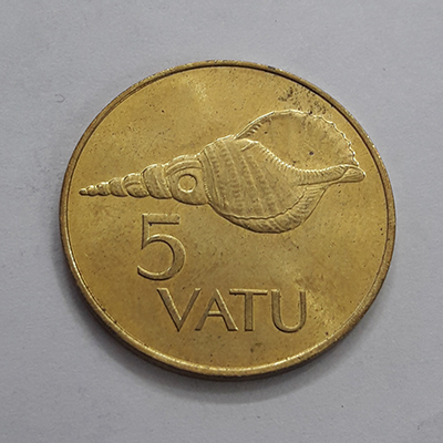 Vanuatu rare collectible coin unit 5 bbss