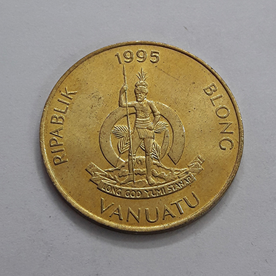 Vanuatu rare collectible coin unit 5 aqff