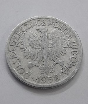 Foreign collectible coin of Poland, beautiful design hhh
