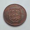 Very rare collectible British colonial Jersey coin, larger than the 500 coin, excellent condition BSRFAE