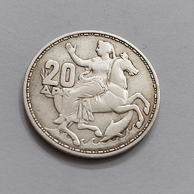 Silver coin with beautiful design of Greece in 1960 BSE