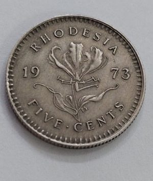 Rhodesia special foreign collectible coin, super rare 1973 type DAFARE