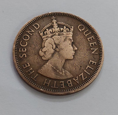 British Colonial Caribbean Queen Crown I Very Rare Collectors Coin dbad