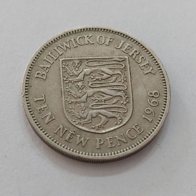 1980 British Colony Jersey Queen Elizabeth coin BZDAE