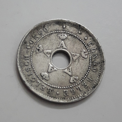 A very rare foreign coin of Congo, a beautiful and rare Belgian colony kr
