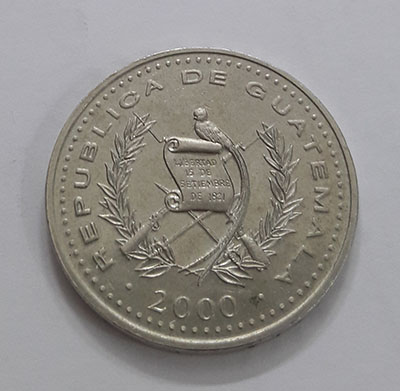 Foreign coin of Guatemala, beautiful design b42