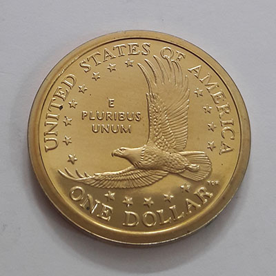 One dollar proof coin of the United States of America is extremely beautiful and eye-catching BAQYR4