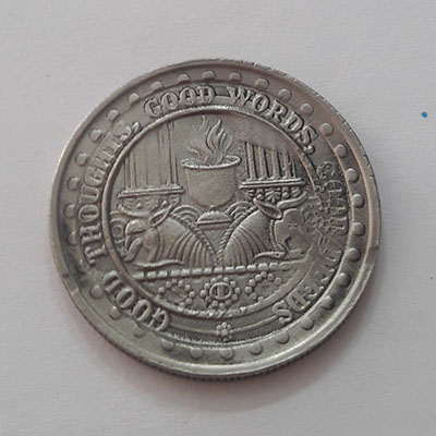 Zoroastrian commemorative coin, the size of a five hundred toman coin (new mintage) bnhy7