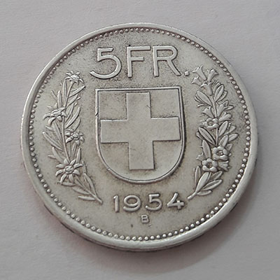 Uruguay silver coin of the rare type of 1943