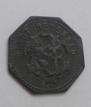 Special and unrepeatable foreign German state coin, 100 years old, with a different design from other German coins rhsr