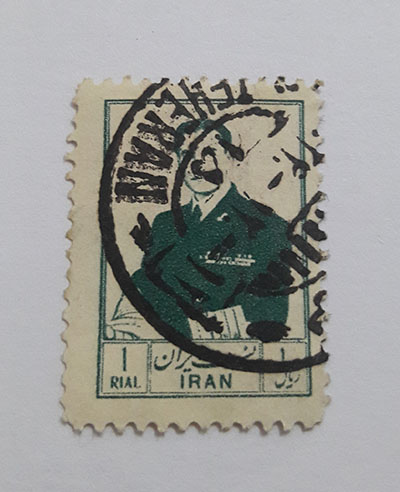 Iranian stamped Iranian stamp of Mohammadreza Shah Pahlavi era (special price) hht