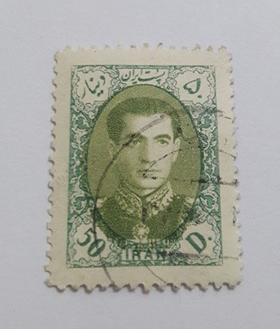 Iranian stamped Iranian stamp of Mohammadreza Shah Pahlavi era (special price) nnhryw