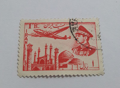 Iranian stamped Iranian stamp of Mohammadreza Shah Pahlavi era (special price) raagtus