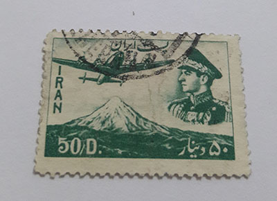 Iranian stamped Iranian stamp of Mohammadreza Shah Pahlavi era (special price) hhshs