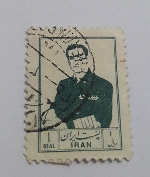 Iranian stamped stamp of Mohammad Reza Shah Pahlavi era (special price) DSIYZR