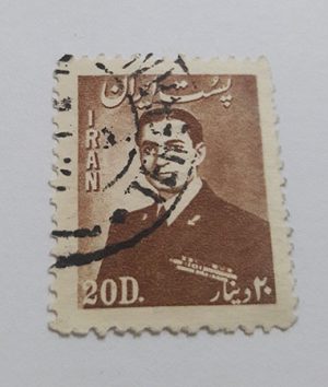 Iranian stamped stamp of Mohammad Reza Shah Pahlavi era (special price) RHARRY